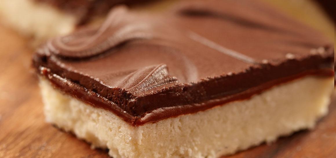 Chocolate Caramel Shortbread Squares