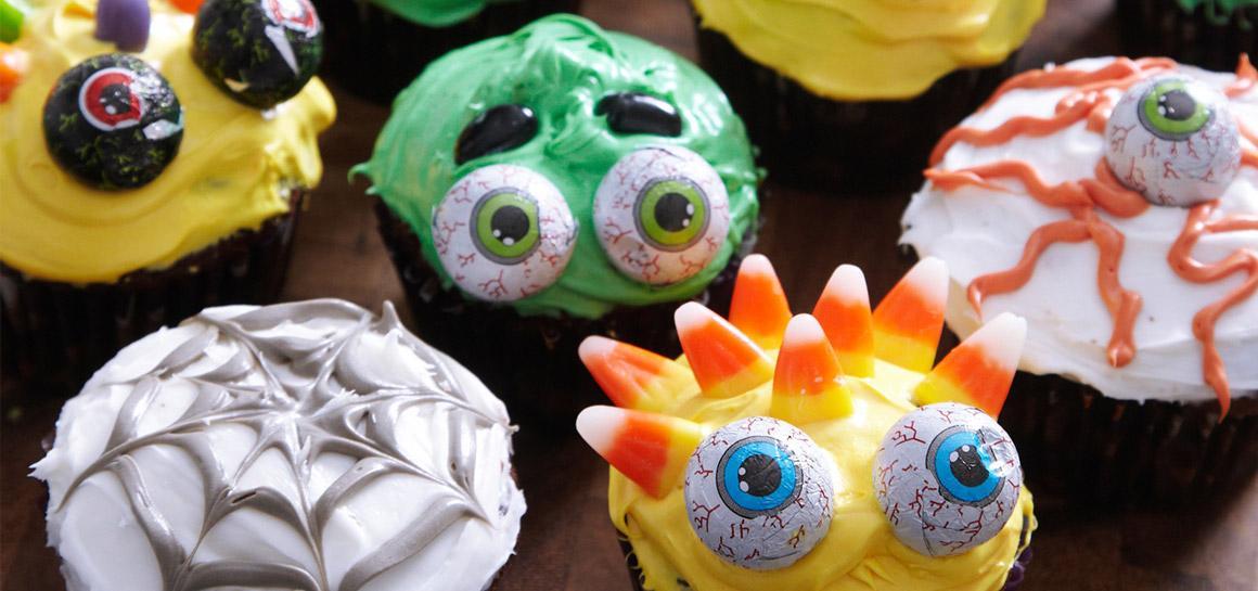 Halloween Cupcakes Recipe: Creature Cupcakes
