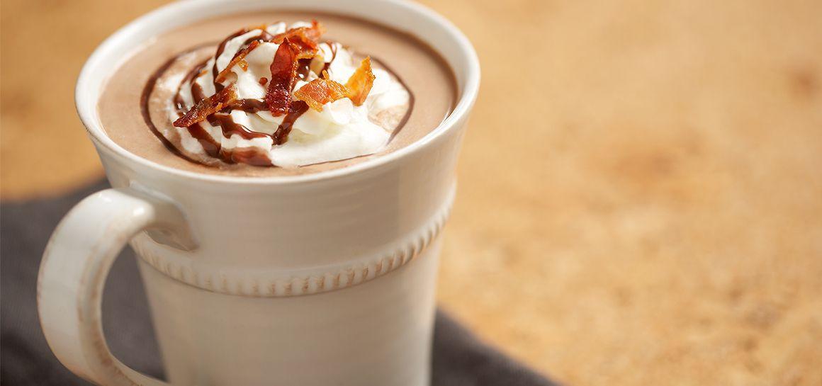 Peanut Butter & Bacon Bits Hot Chocolate