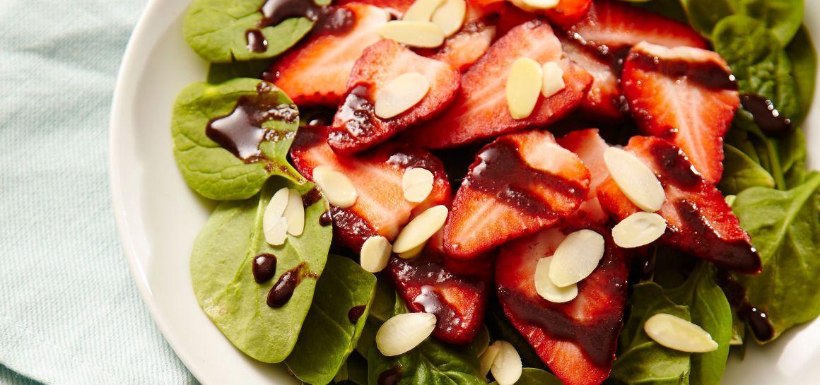 Strawberry Salad with Chocolate Vinaigrette