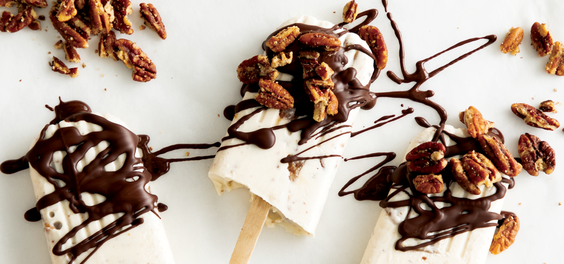 Sweet Georgia Brown Cheesecake Popsicles