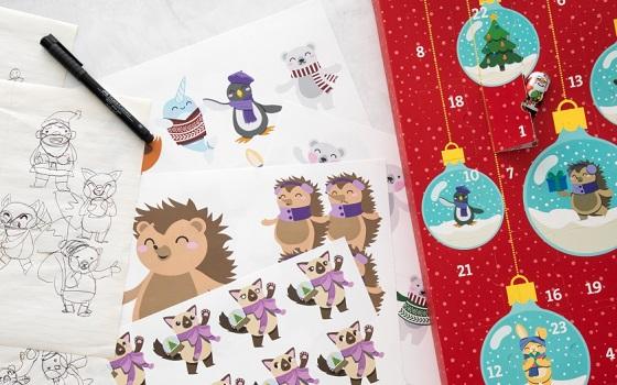Behind the Design: Snowglobe Advent Calendar