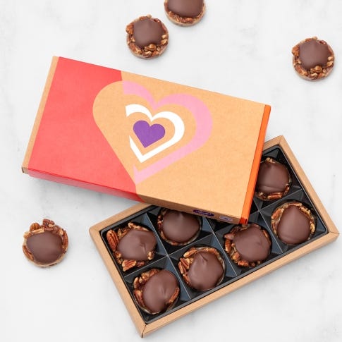 Vegan Mylk Chocolate Sweet Georgia Browns, 8 pc