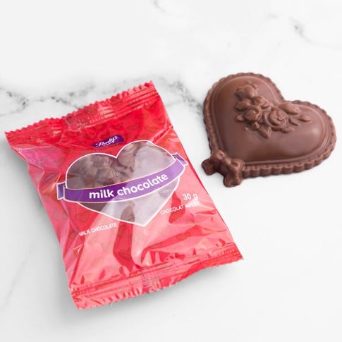 Milk Chocolate Heart, 30 g 