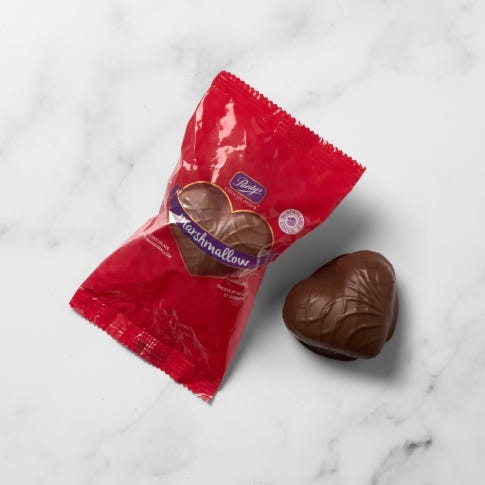 Milk Chocolate Marshmallow Heart, 50 g