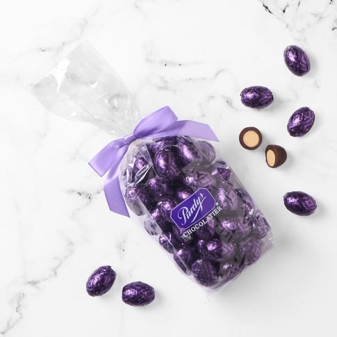 Foiled Dark Chocolate Peanut Butter Eggs, 300 g 