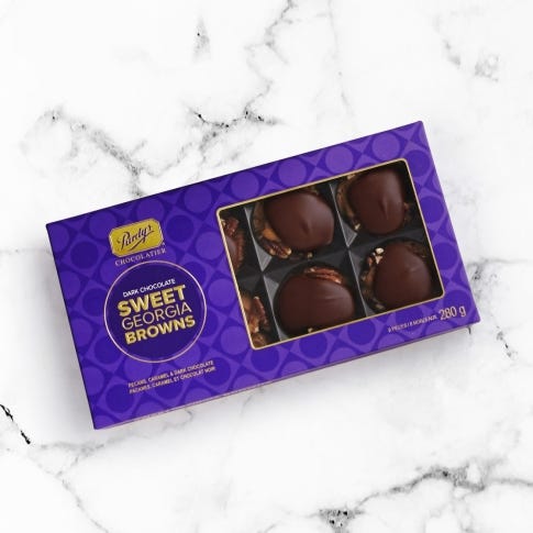 Dark Chocolate Sweet Georgia Browns, 8 pc
