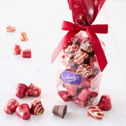 Milk Chocolate Foiled Bells, 375 g