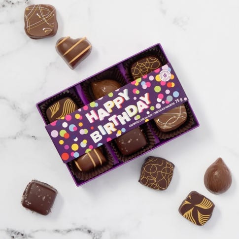 Happy Birthday Gift Box, 6pc