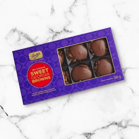 Milk Chocolate Sweet Georgia Browns, 8 pc