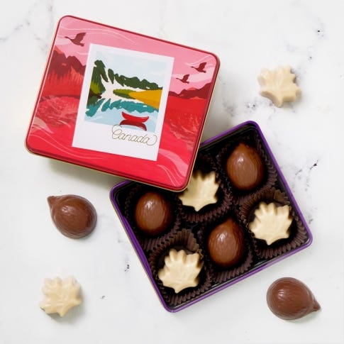 Canadian Memories Gift Tin, 6 pc 