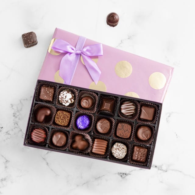Dark Chocolate Favourites Gift Box, 18 pc