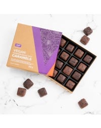 Vegan Hawaiian Black Salt Caramels, 16 pc