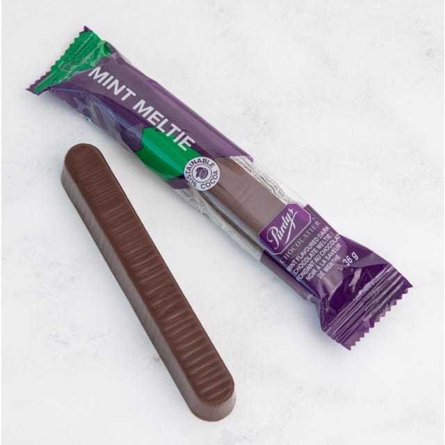 Dark Chocolate Mint Meltie Bar