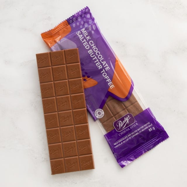 Milk Chocolate Salted Butter Toffee Bar