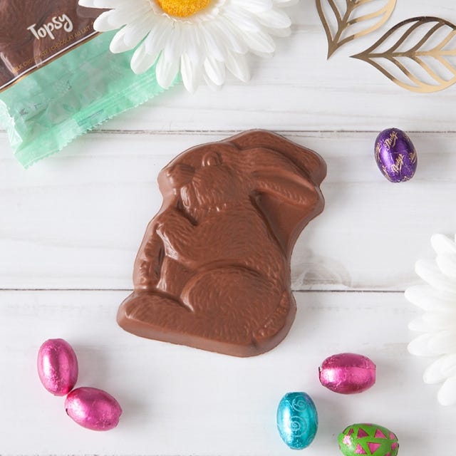 Milk Chocolate Topsy Bunny