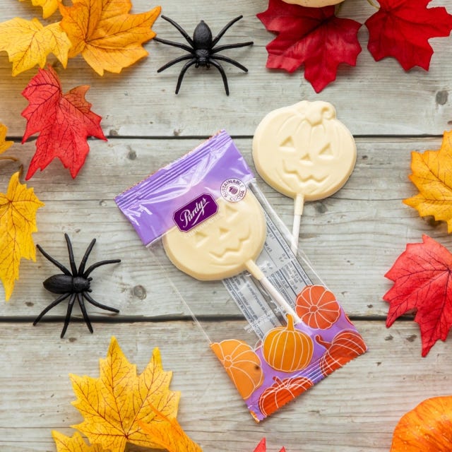 White Chocolate Pumpkin Lolly