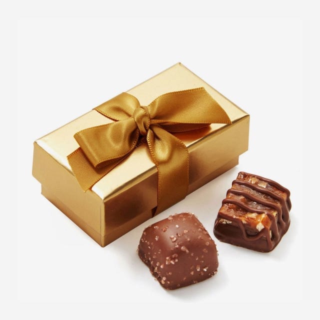 Assorted Chocolate Gold Favour