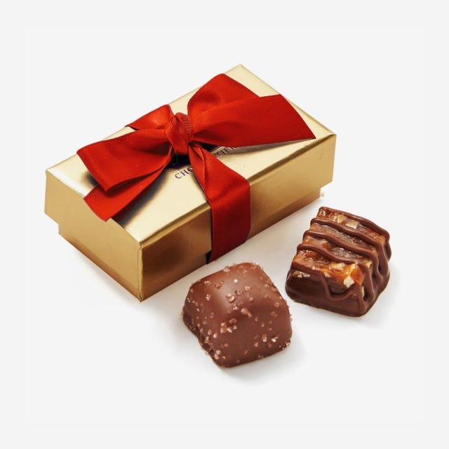 Assorted Chocolate Gold Favour