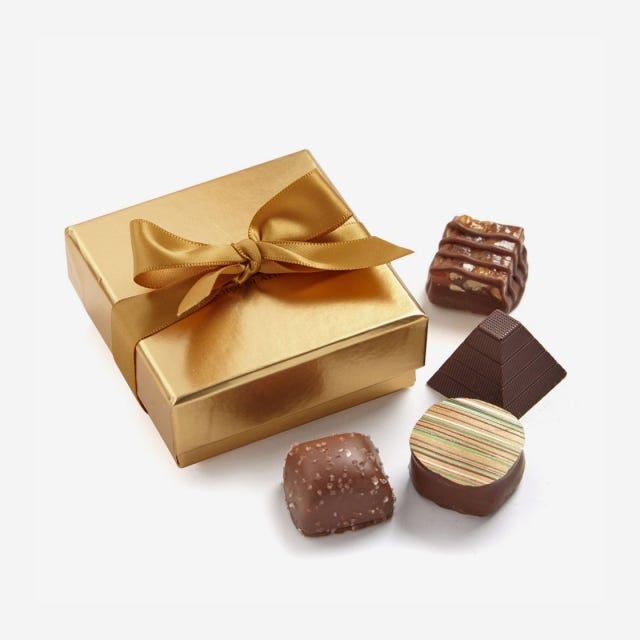 Assorted Chocolate Gold Favour