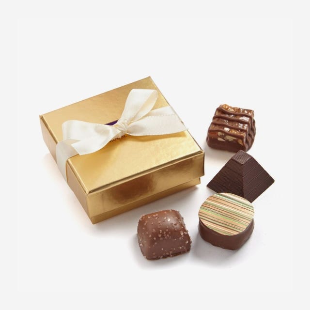 Assorted Chocolate Gold Favour