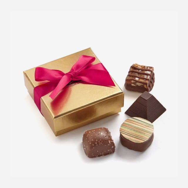 Assorted Chocolate Gold Favour