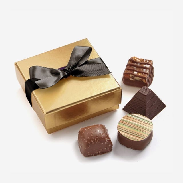 Assorted Chocolate Gold Favour