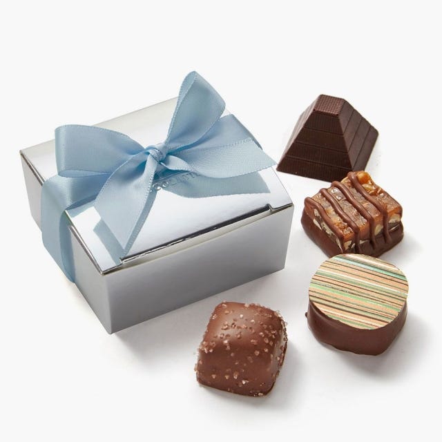 Assorted Chocolate Silver Favour