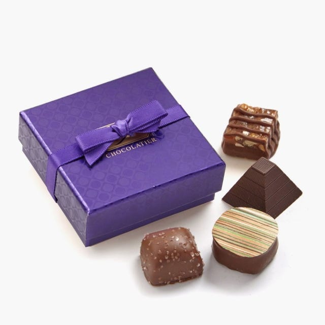 Assorted Chocolate Purple Favour