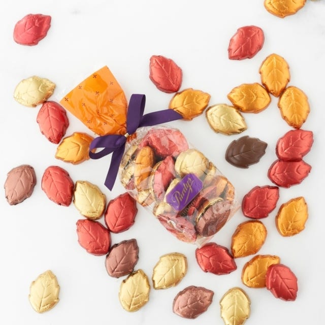 Milk Chocolate Autumn Leaves
