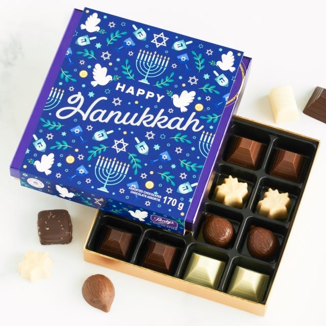Love and Light Hanukkah Gift Box, 16 pc