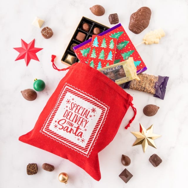 Santa's Chocolate Gift Sack, 593 g