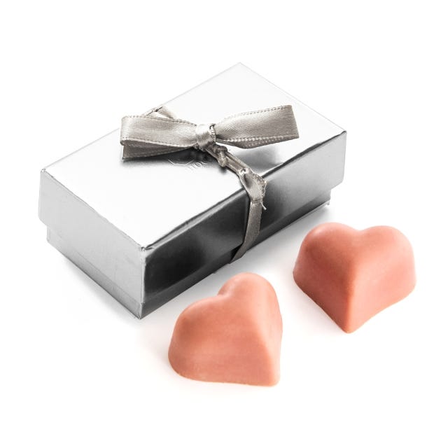 Ruby Praline Silver Favour