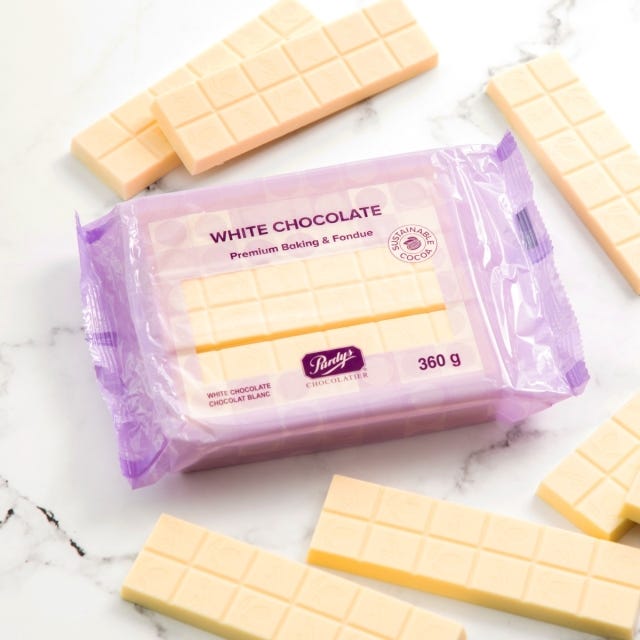 White Chocolate Classic Bar, pack of 9, 360 g