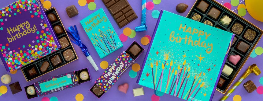 Birthday Chocolate Gift Boxes