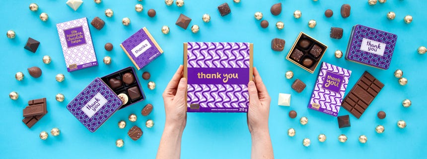 Thank you chocolate